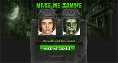 Desktop Screenshot of makemezombie.com